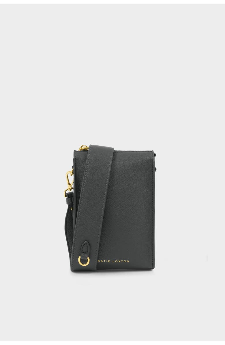 Katie Loxton Avery Slim Crossbody Bag, Alternate, color, Graphite Green