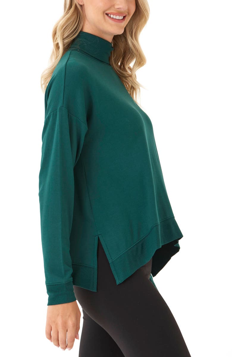 Threads 4 Thought Inez Feather Fleece Turtleneck Top, Alternate, color, 