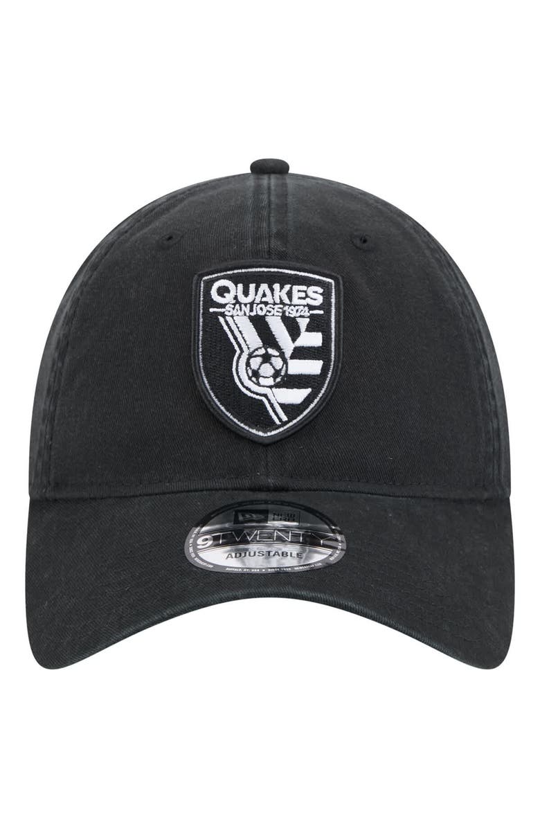 New Era Men's New Era  Black San Jose Earthquakes 2025 Kickoff 9TWENTY Adjustable Hat, Alternate, color, 