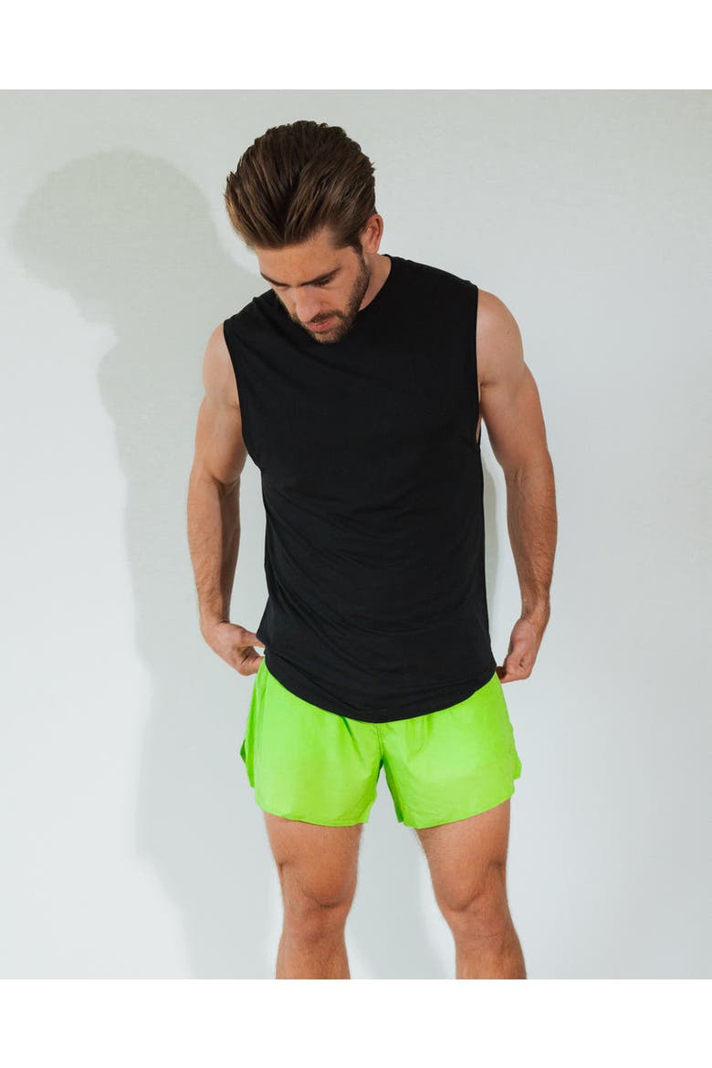 Prime Sport Short 5", Main, color, Neon Green