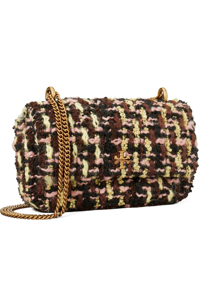 Tory Burch Mini Kira Tweed Shoulder Bag, Alternate, color,