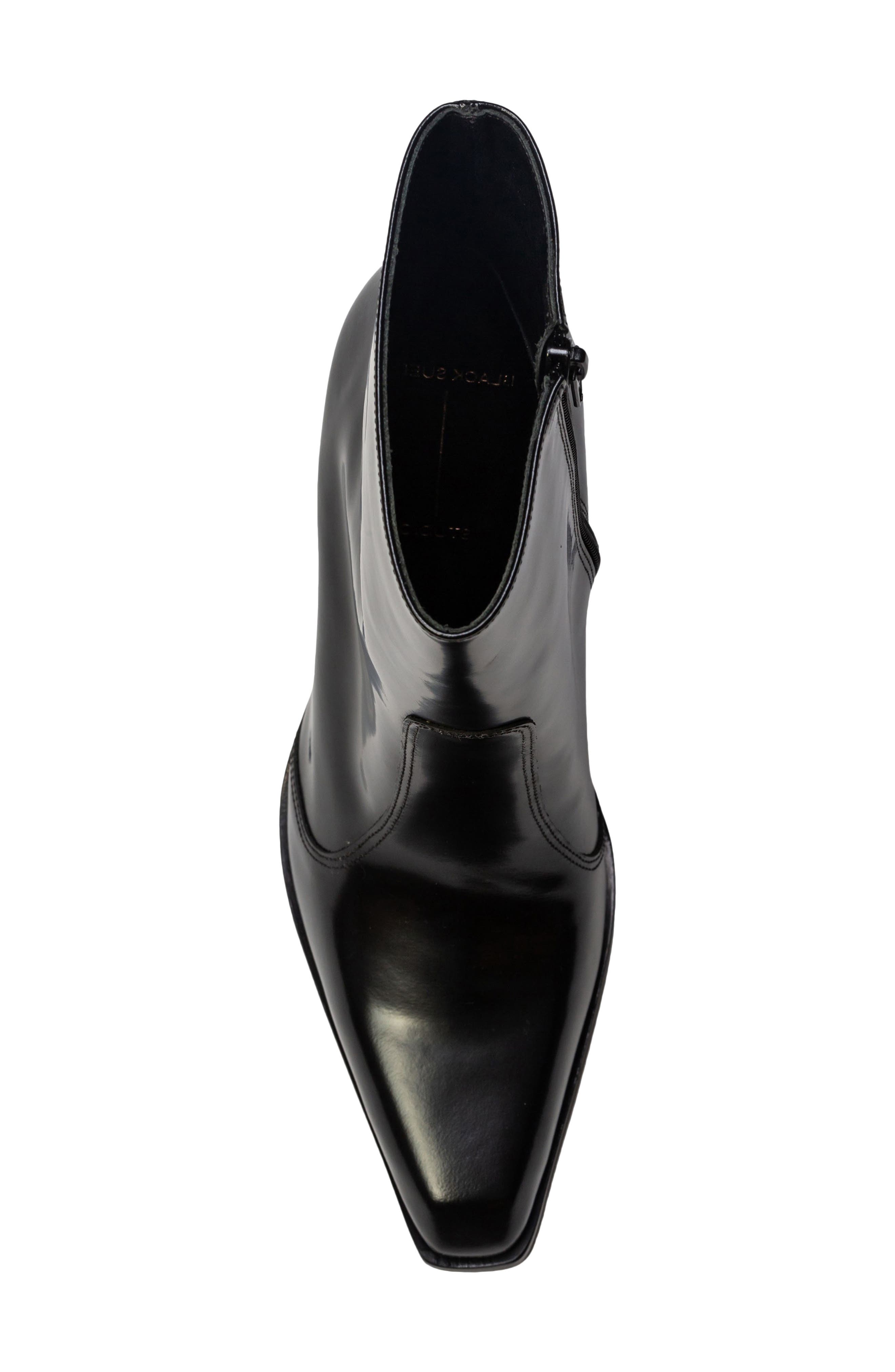 BLACK SUEDE STUDIO Domino Bootie, Alternate, color, Black