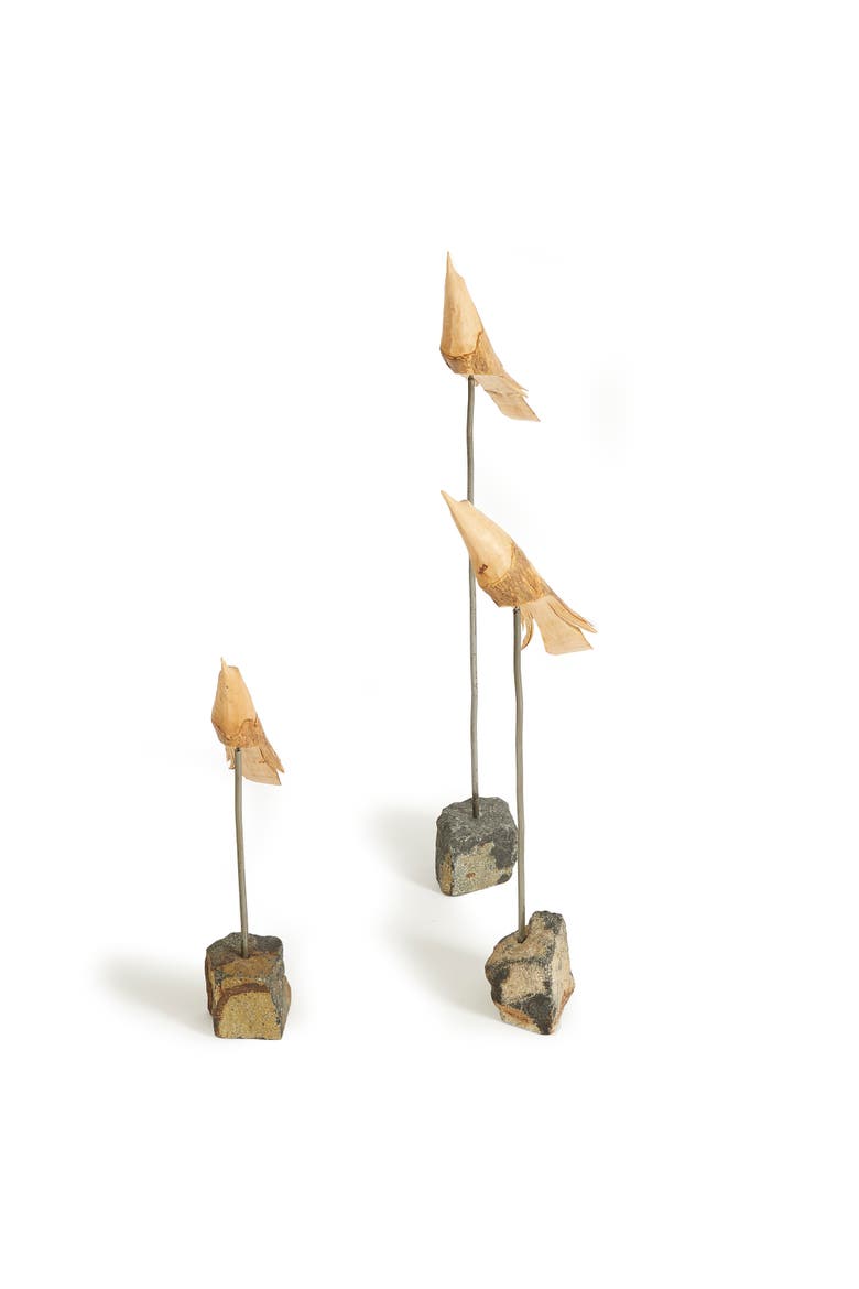 The Flock, Set Of 3, Alternate, color, Beige