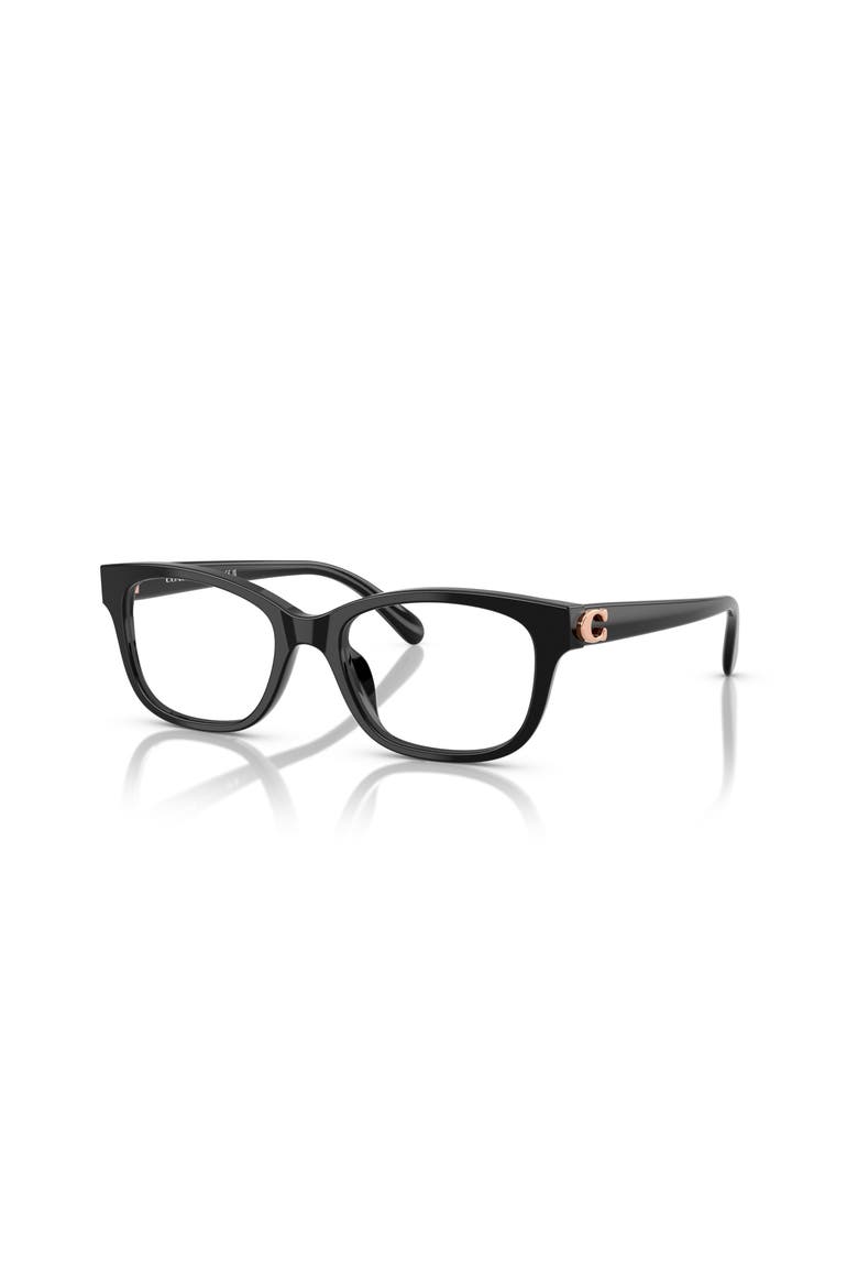 49mm Square optical glasses, Main, color, Black