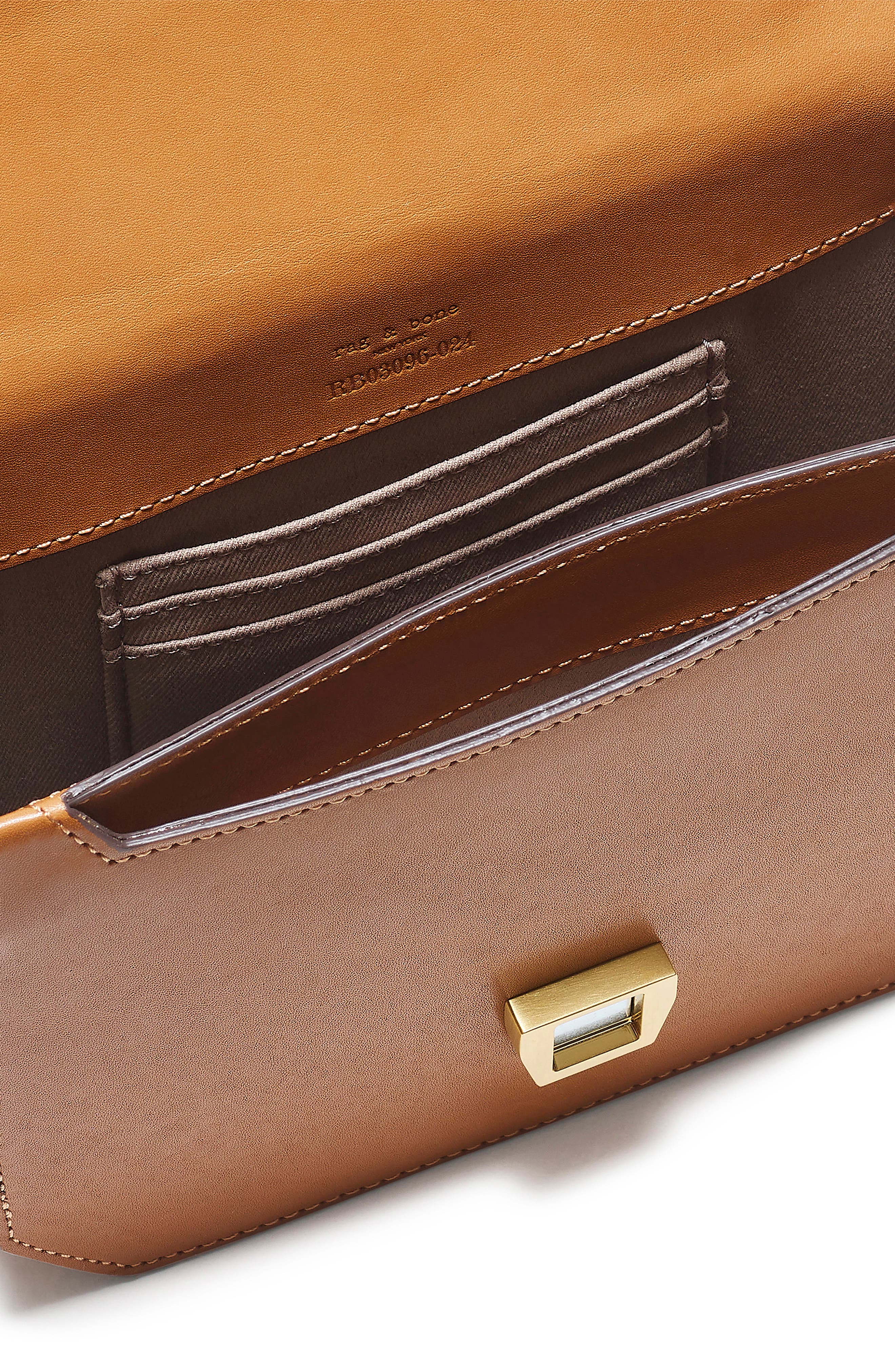 Small Max Leather Crossbody Bag, Alternate, color, TAN