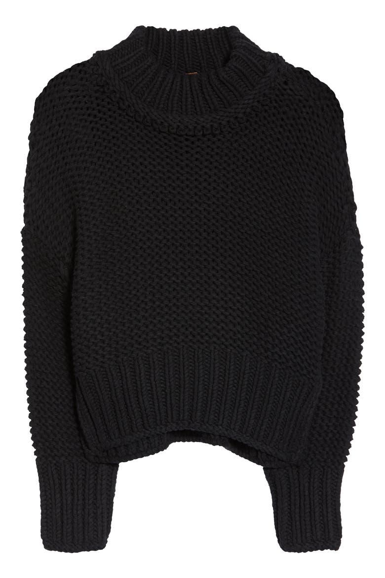 My Only Sunshine Sweater, Alternate, color, BLACK