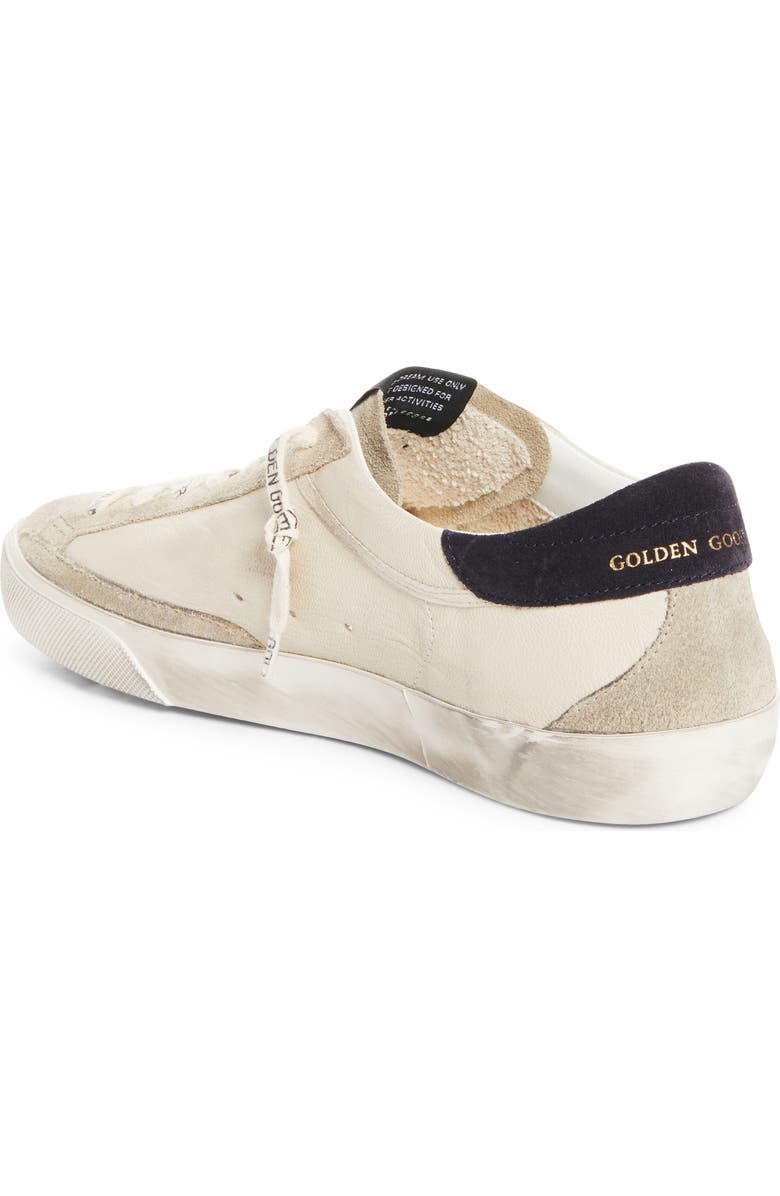 Golden Goose Super-Star Sneaker, Alternate, color, Cream/Grey/Olive Green/Blue