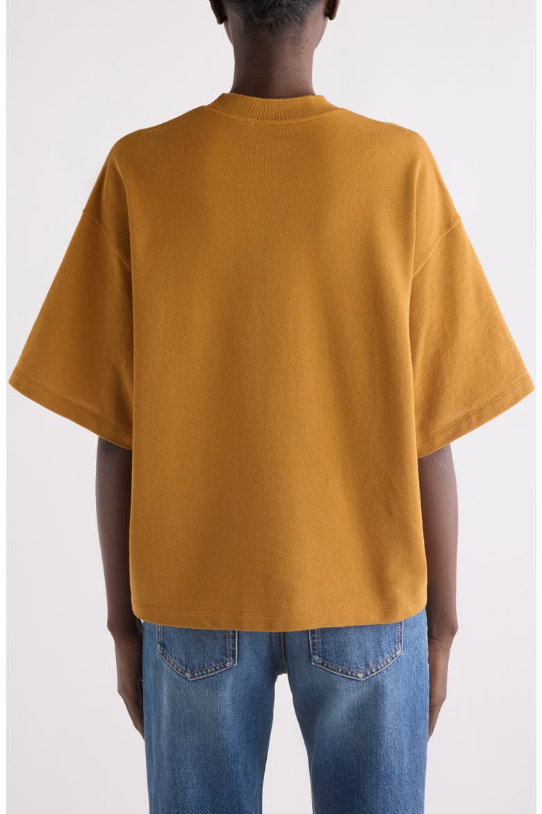 Logo Piqué T-Shirt, Alternate, color, OCRE