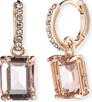 Lauren Stone Huggie Hoop Drop Earrings