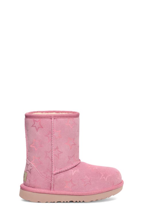 Ugg ® Kids' Classic Ii Iridescent Stars Boot In Dusty Orchid/pink Iridescent
