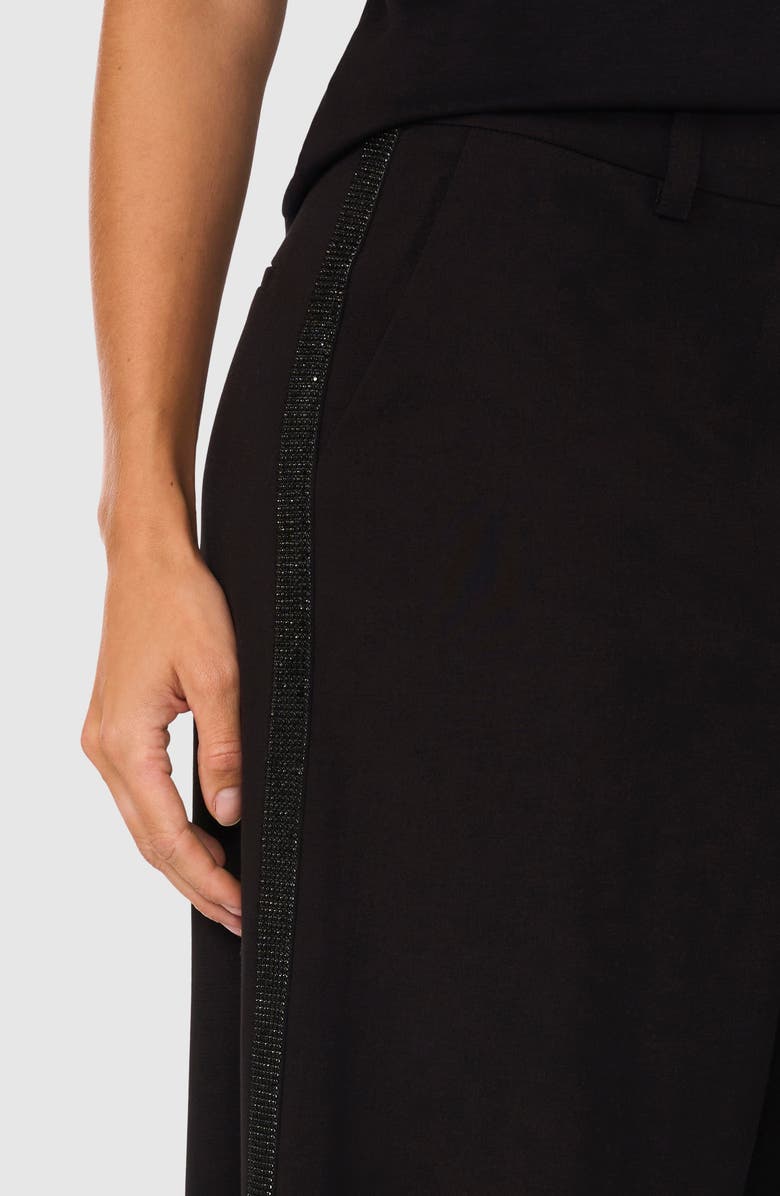 Halogen<sup>®</sup> Rhinestone Trim Wide Leg Pants, Alternate, color,
