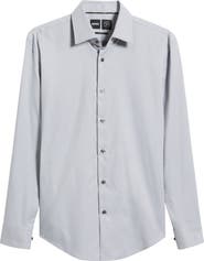 BOSS Hank Kent Performance Twill Dress Shirt