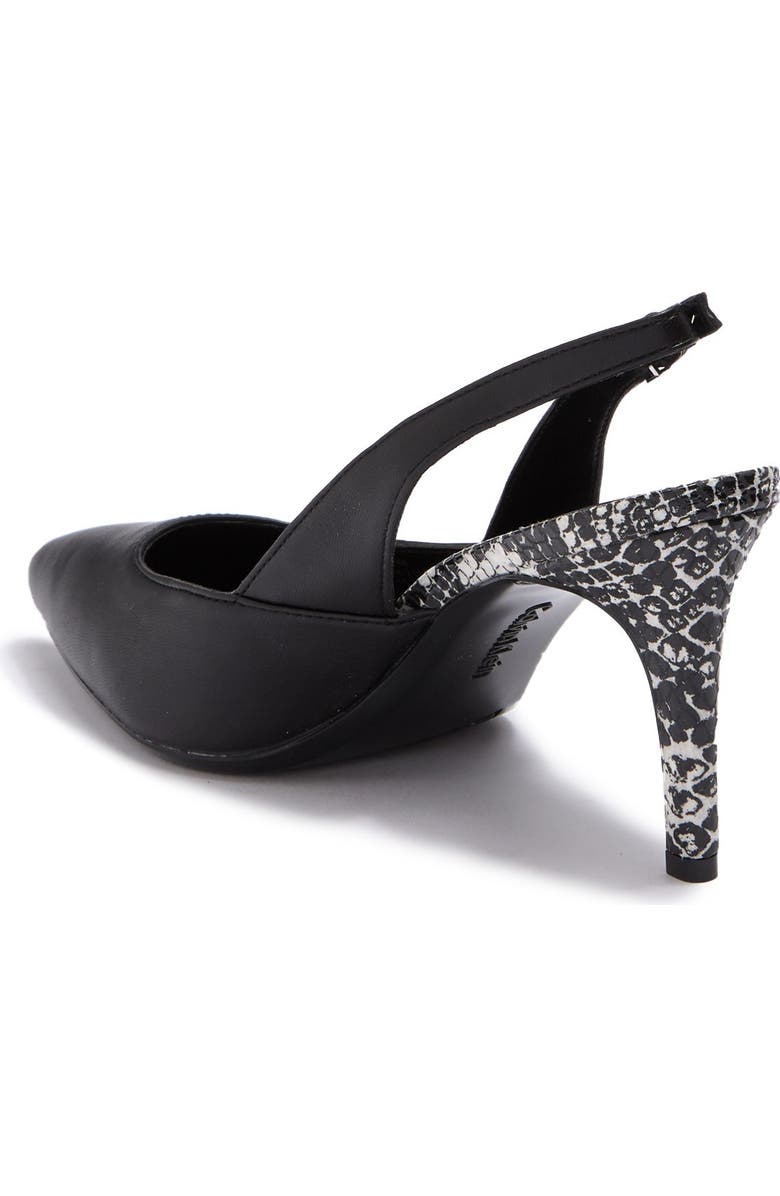 Calvin Klein Ninette Patent Slingback Pump, Alternate, color,