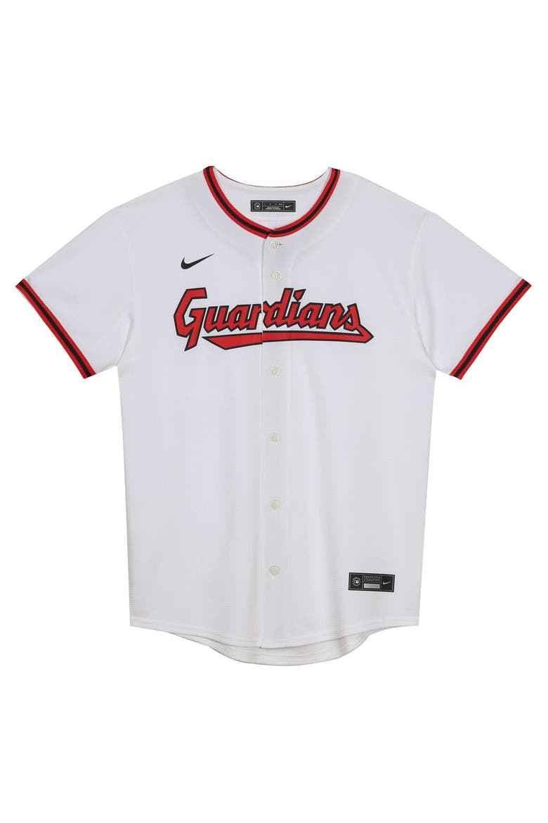 Toddler Nike White Cleveland Guardians Home Blank Replica Jersey, Alternate, color, White