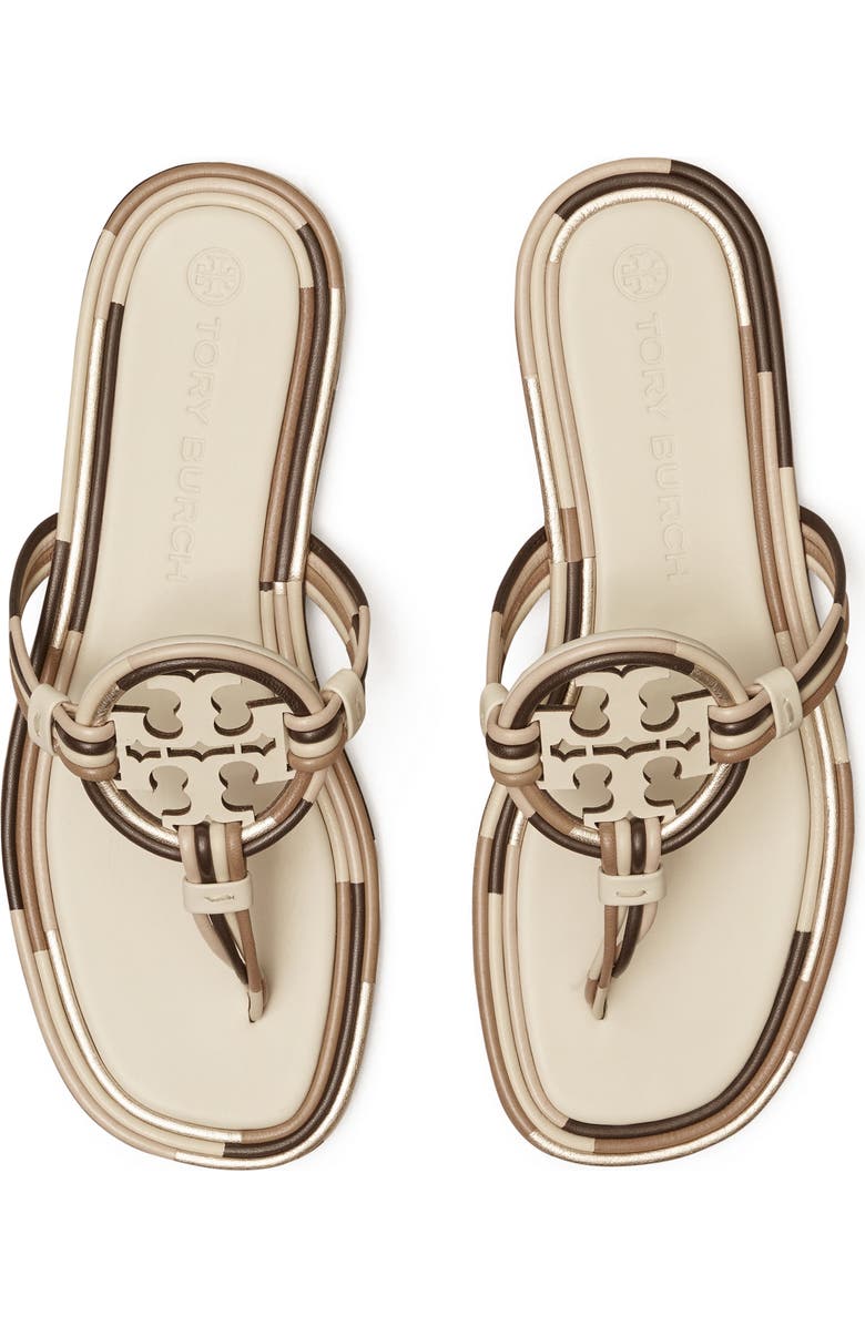 Tory Burch Miller Colorblock Sandal, Alternate, color,