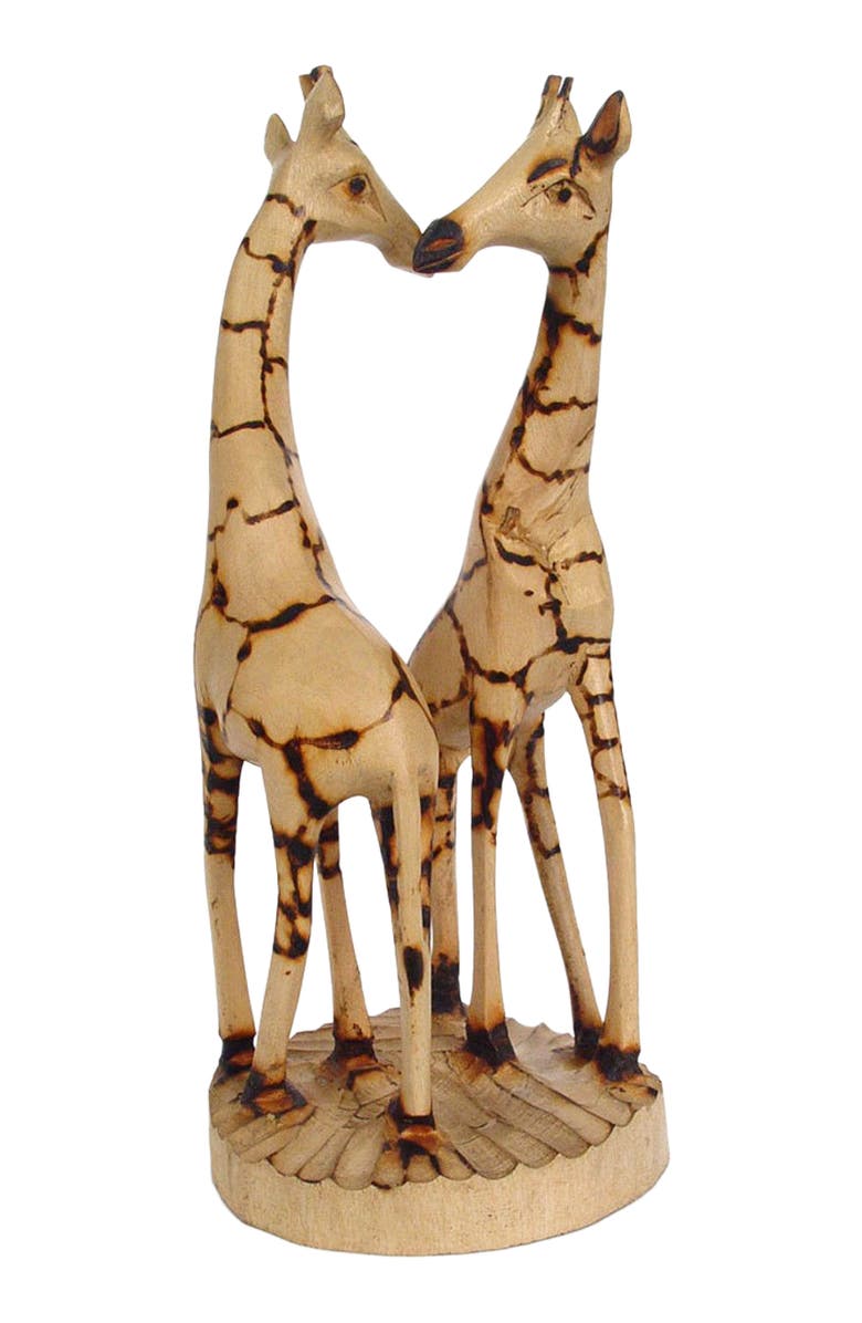 Mbare Jacaranda Giraffe Pair, Main, color, Brown