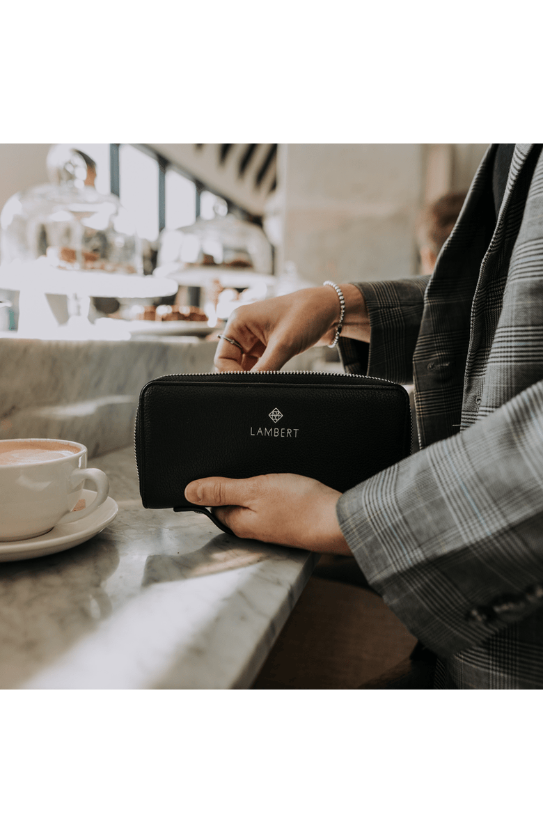 Lambert The Meli - Vegan Leather Wallet, Alternate, color, Black