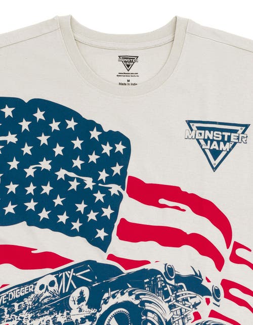 Monster Jam Grave Digger T-shirt In Animal Print