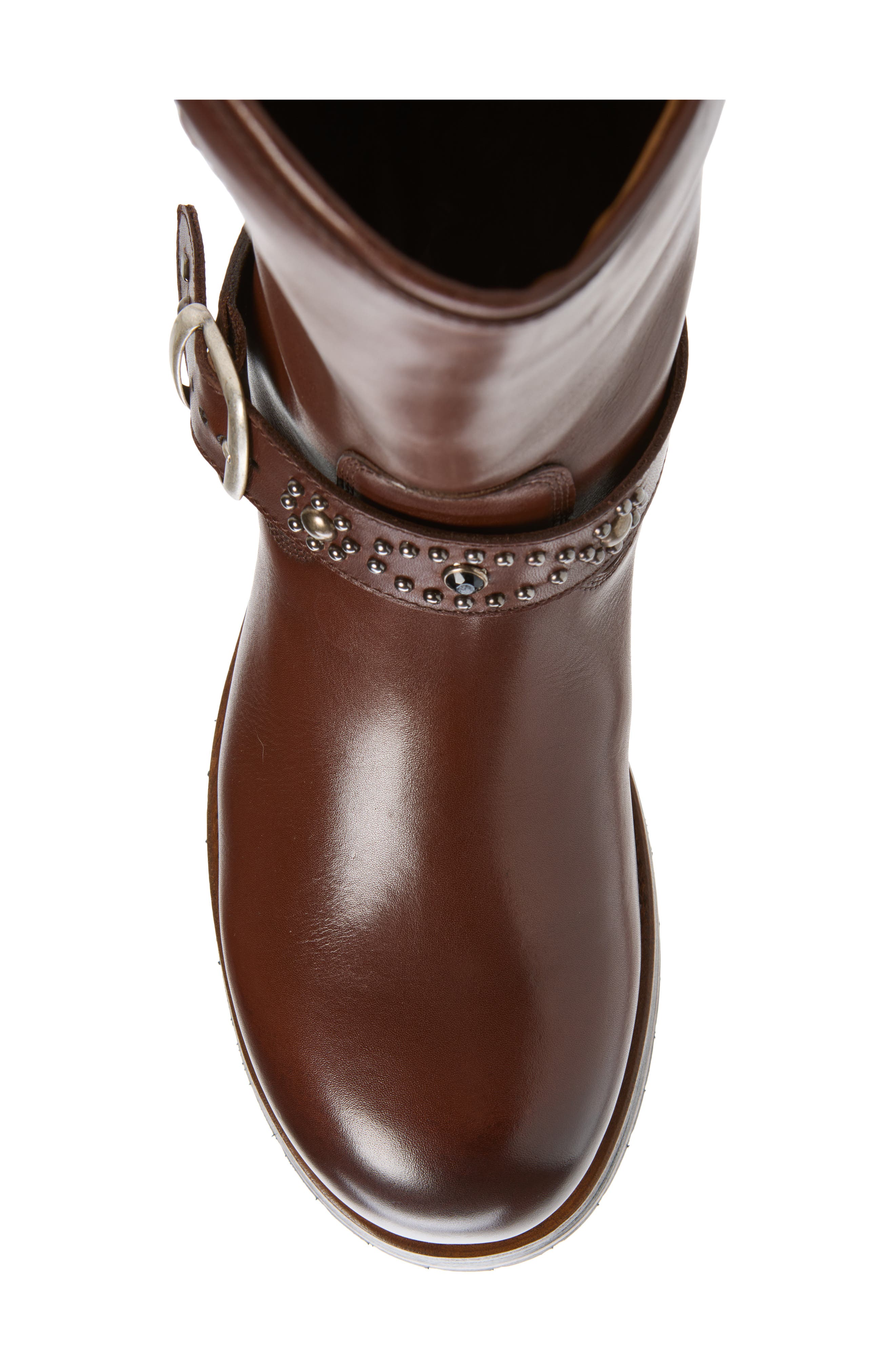 12-Inch Rider Boot, Alternate, color, BROWN LEATHER
