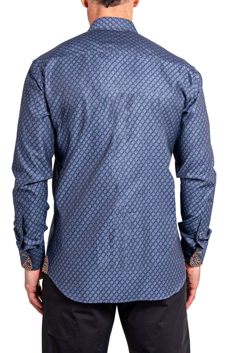 Maceoo Einstein Ascension Contemporary Fit Button-Up Shirt, Alternate, color, Blue