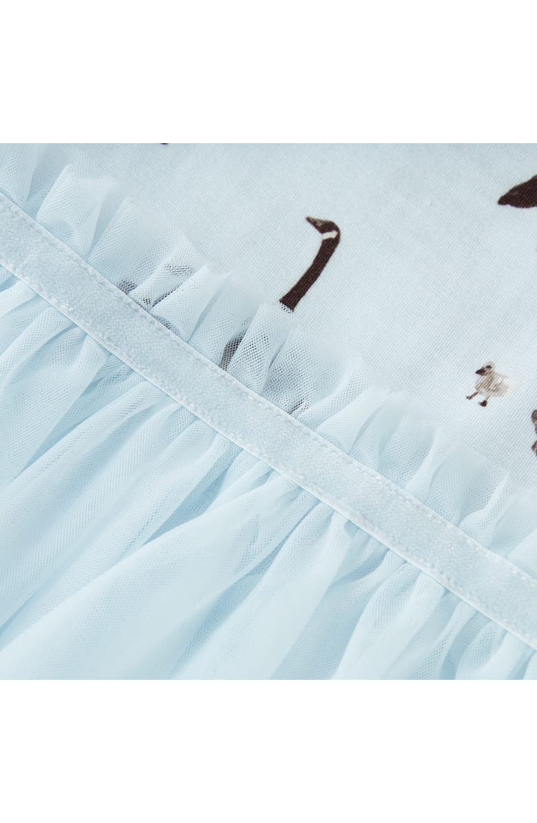 Milkbarn Luxe Stretch Ballet Dress, Alternate, color, Goose