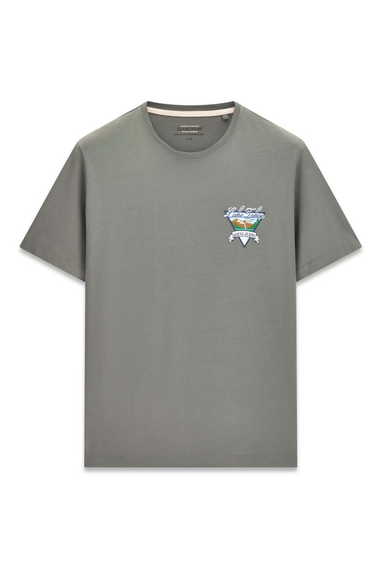 Triangle Graphic T-Shirt, Main, color, STERLING GREEN