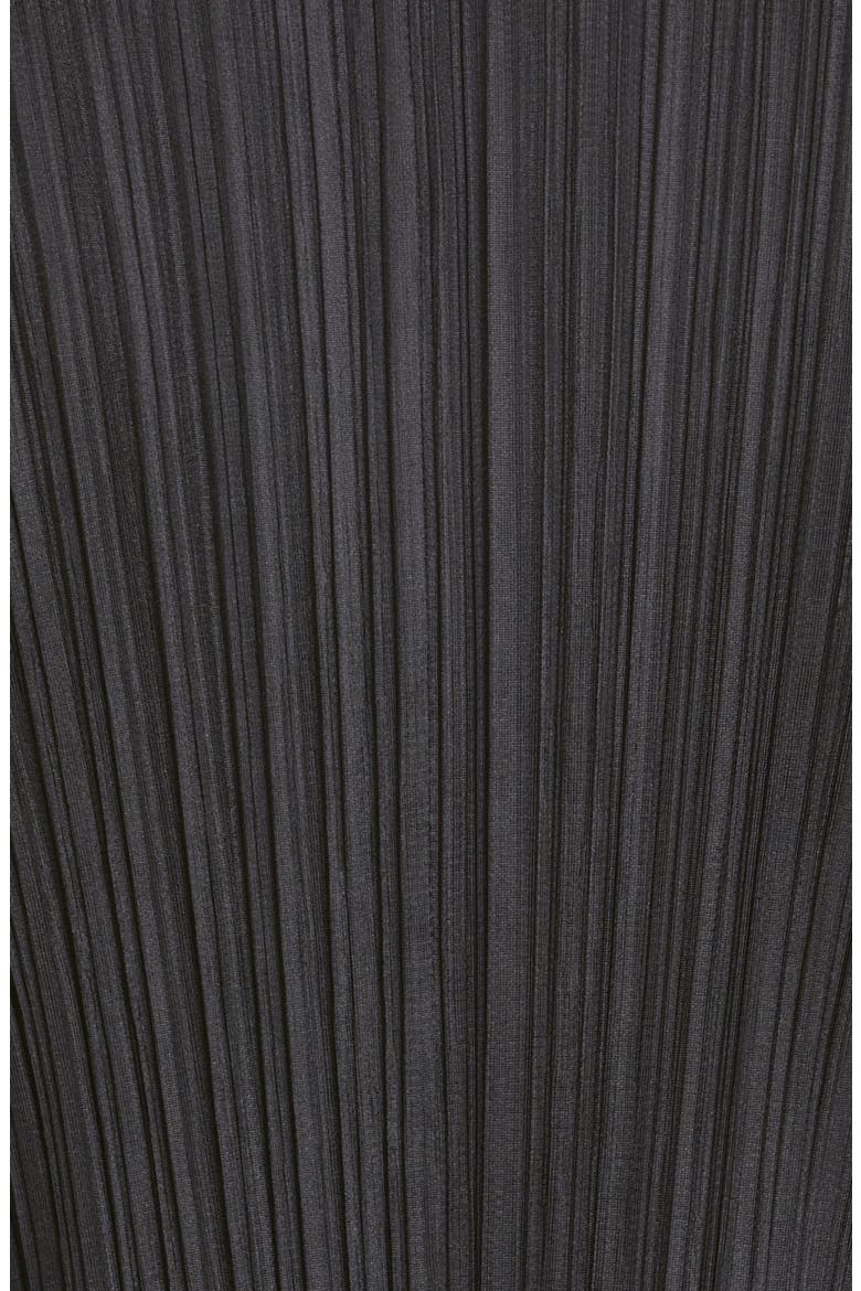 Monthly Colors December Pleated Cardigan, Alternate, color, BLACK