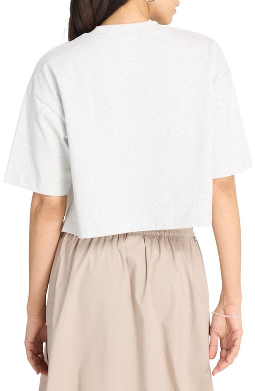 NEW BALANCE NEW BALANCE OVERSIZE CROP COTTON JERSEY T-SHIRT 