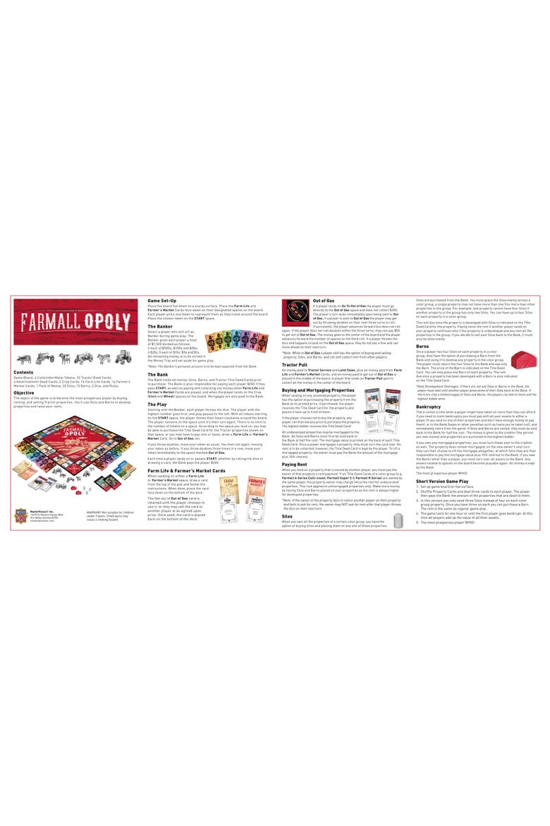 Farmall Opoly, Alternate, color, Multicolor