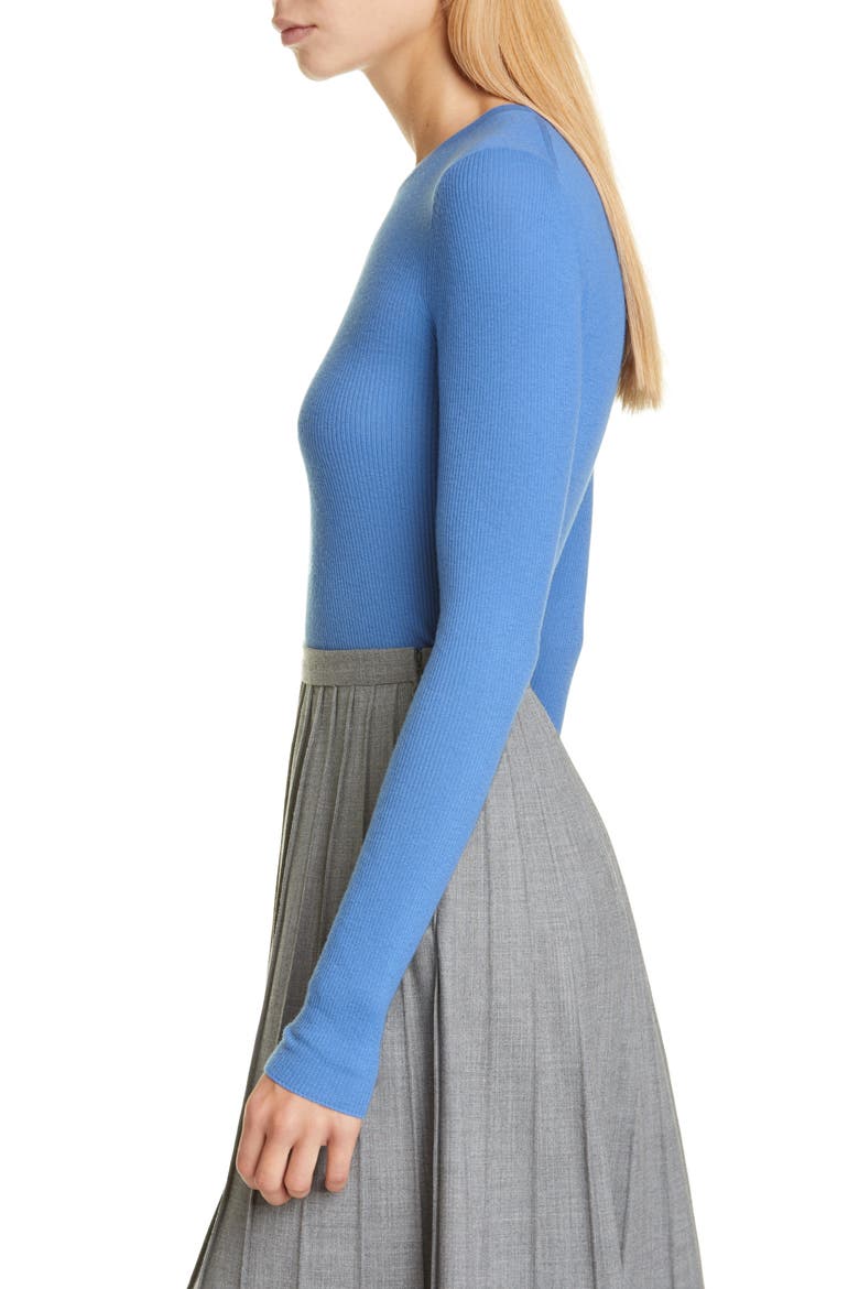 Crewneck Cashmere Sweater, Alternate, color, CADET