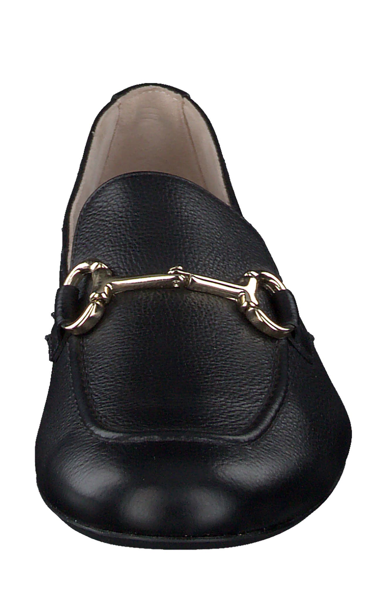 Paul Green Daphne Flat, Alternate, color, Black Leather