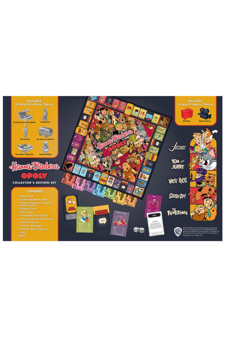 Hanna-Barbera Opoly Board Game, Alternate, color, Multicolor
