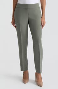 KASPER Ava Stretch Crepe Straight Leg Pants
