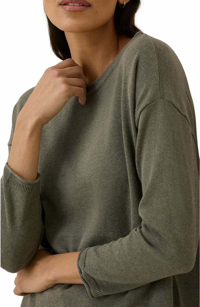 Pact Organic Cotton Classic Fine Knit Wide Neck Sweater, Alternate, color, 