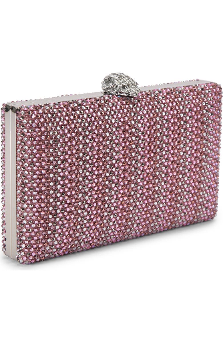 Kurt Geiger London Kensington Crystal Frame Clutch, Alternate, color, Open Pink