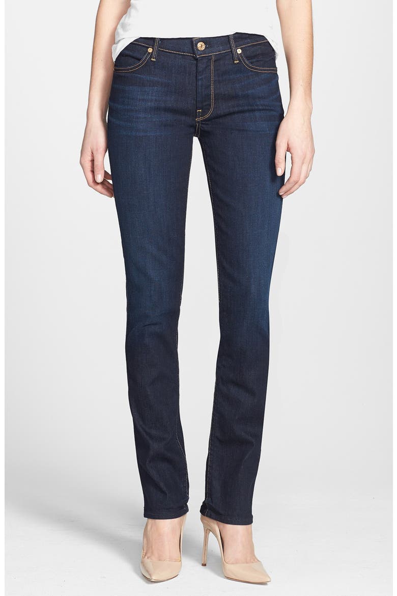 7 For All Mankind® 'The Modern Straight Leg' Stretch Jeans, Main, color, SLIM ILL CLASSIC DK BLUE
