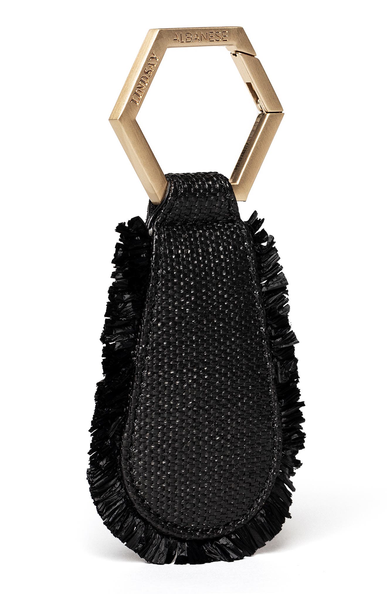 TOPTOTE Raffia Hat Holder, Alternate, color, BLACK