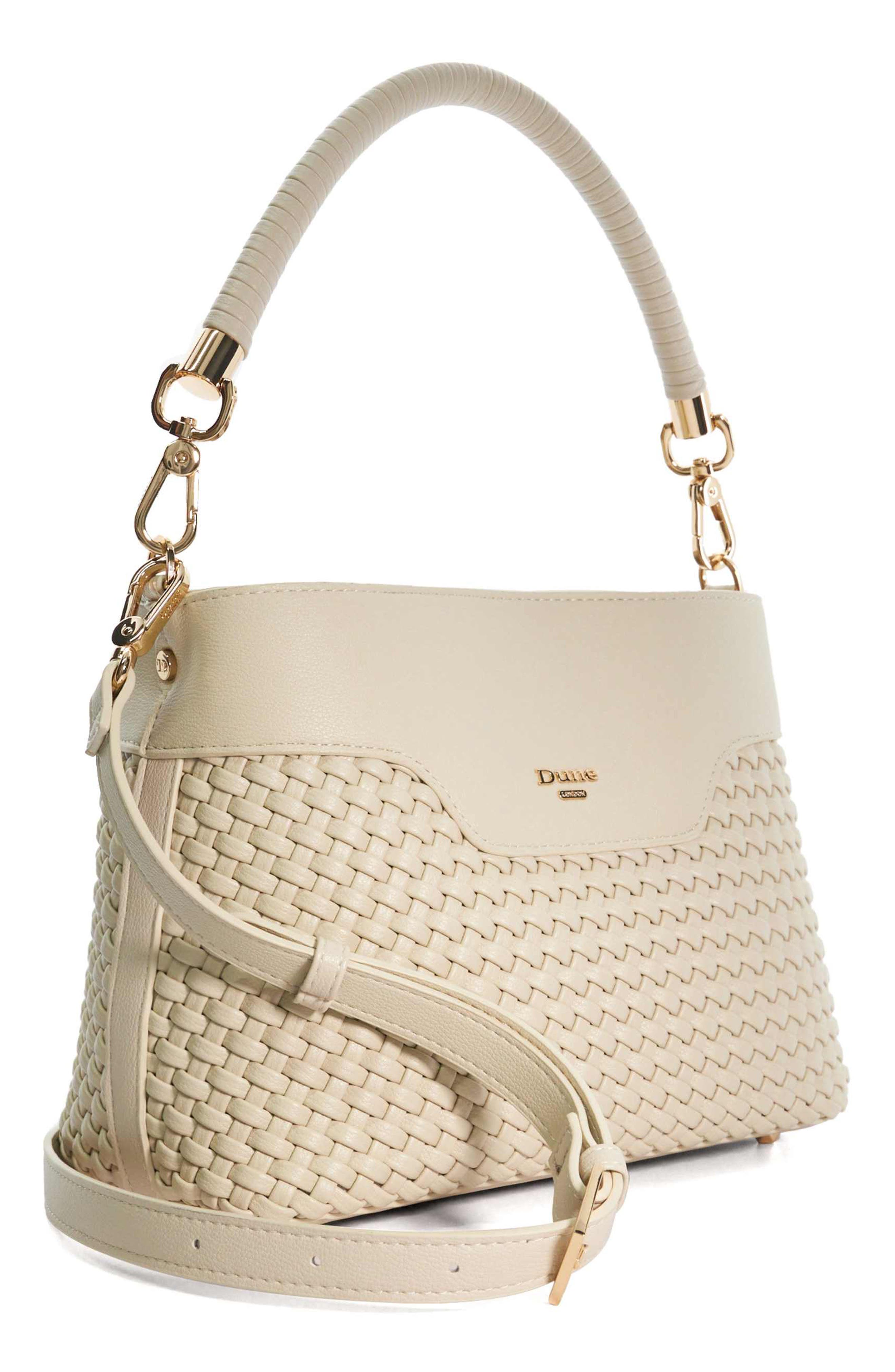 Dune London Dinidelphie Faux Leather Top Handle Bag, Alternate, color, 