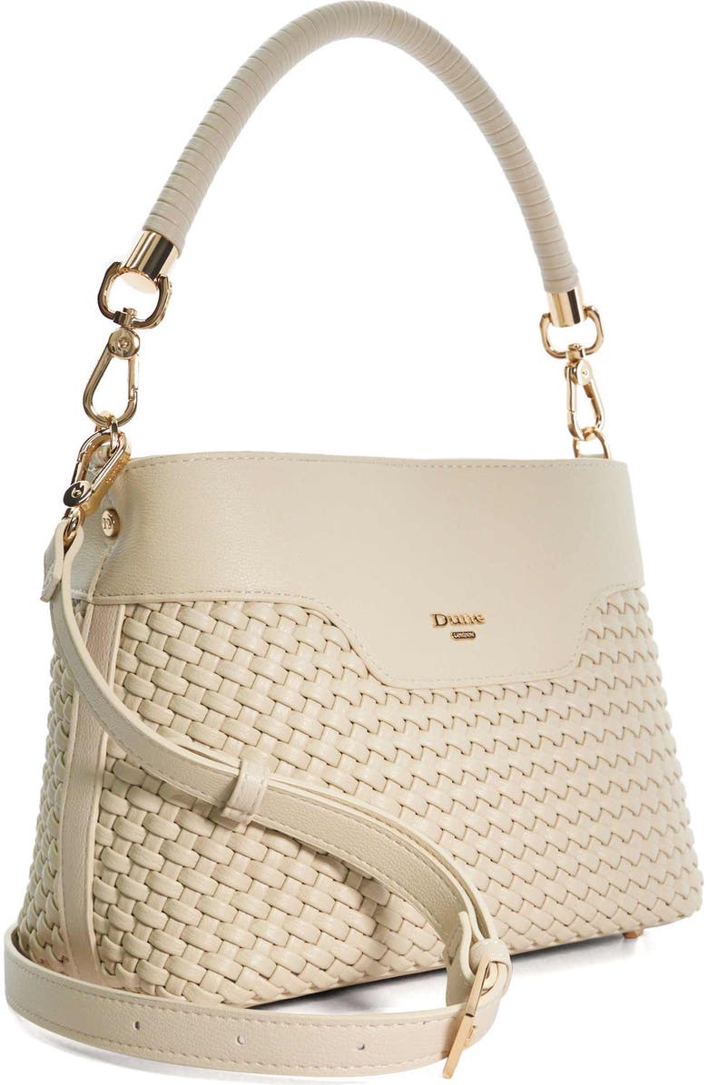 Dune London Dinidelphie Faux Leather Top Handle Bag, Alternate, color,