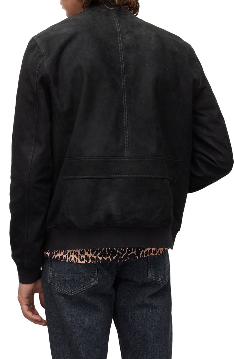 AllSaints Ronan Leather Bomber Jacket | Nordstrom