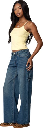 Deanna Stretch Cotton Crop Camisole