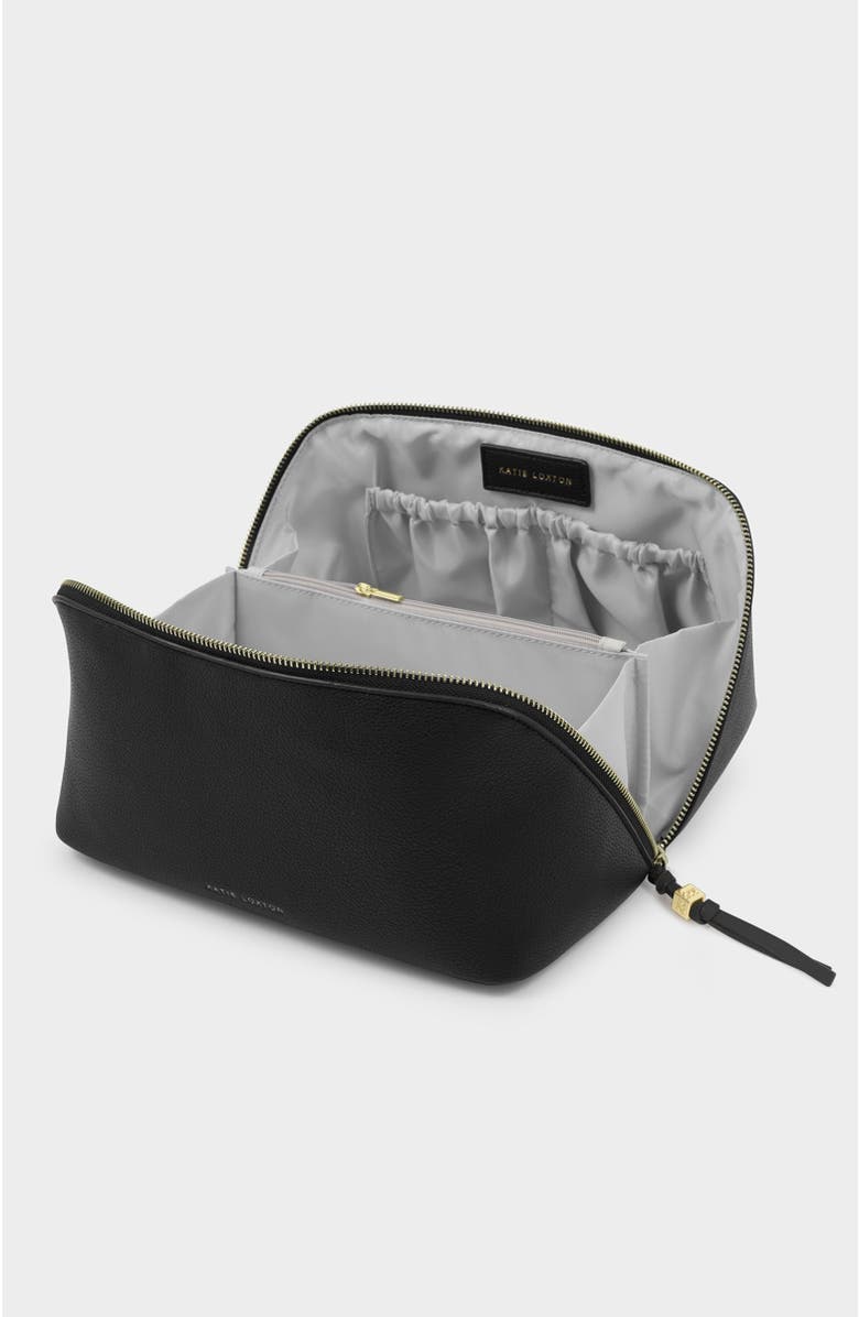 Katie Loxton Soho Large Make Up / Wash Bag, Alternate, color, Black