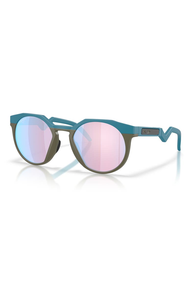 HSTN 52mm Round Sunglasses, Alternate, color, MATTE BALSAM / PRIZM