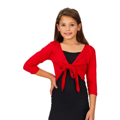 Tie Front Cropped Cardigan Shrug