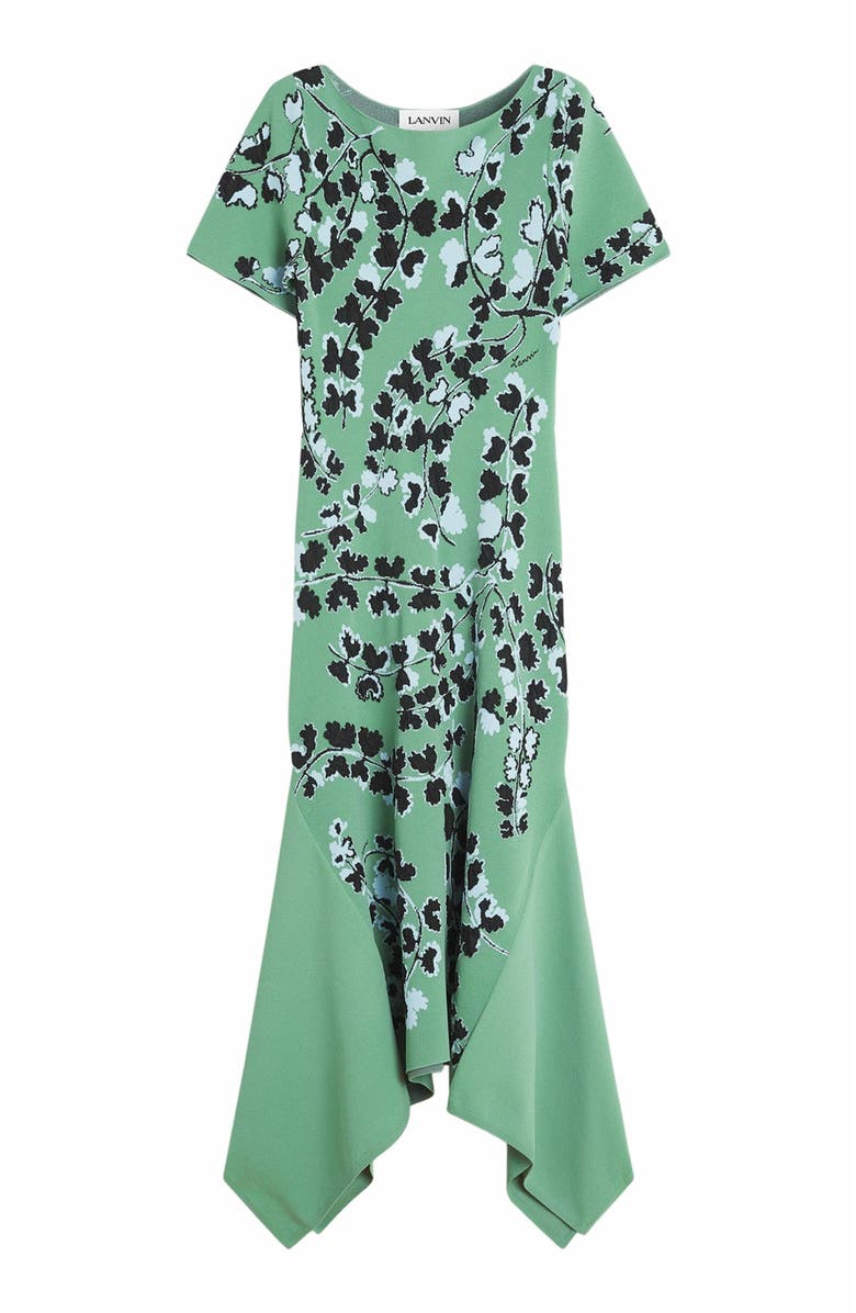 Lanvin Jacquard Midi Dress, Alternate, color, 