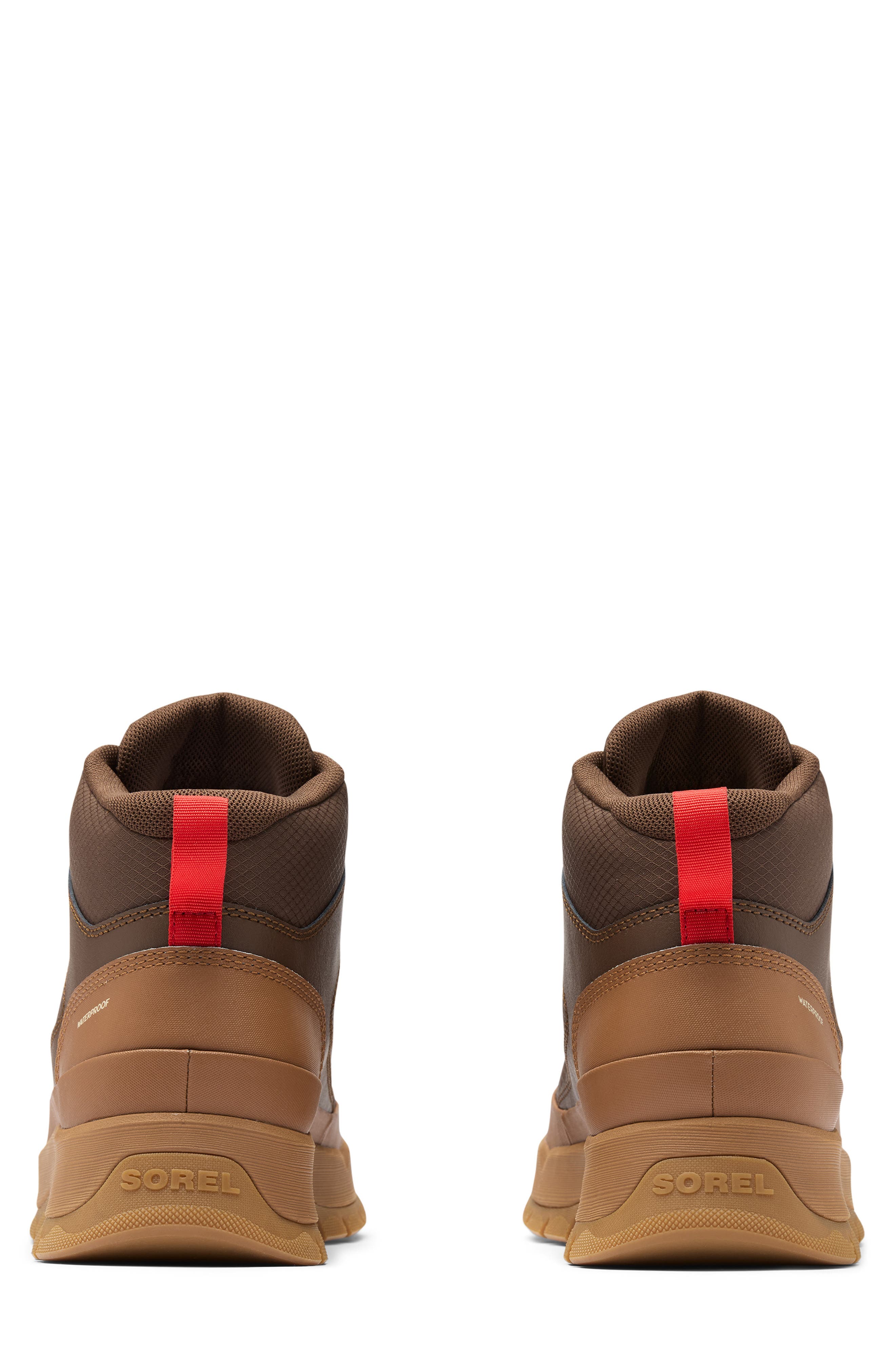 Outing NW Mid Waterproof Leather Boot, Alternate, color, VELVET TAN/ TOBACCO