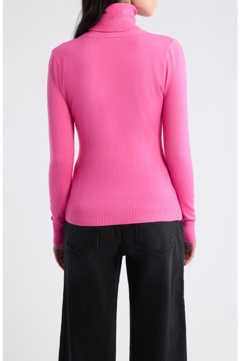 Silene Turtleneck Sweater, Alternate, color, FUCHSIA