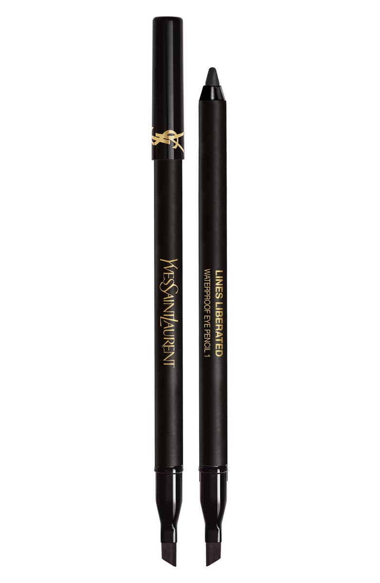 Yves Saint Laurent Lines Liberated 24HR Waterproof Eyeliner, Main, color, 01 Black