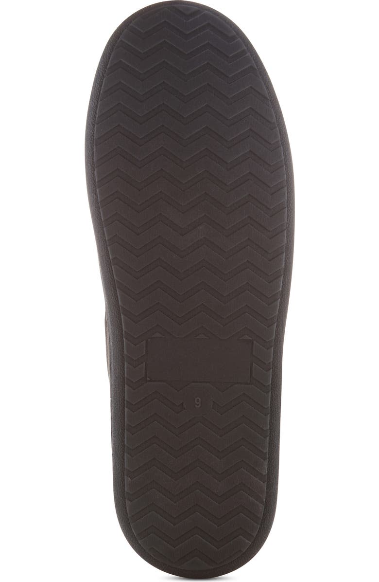 FLOOPI Faux Fur Trimmed Slipper, Alternate, color, Black