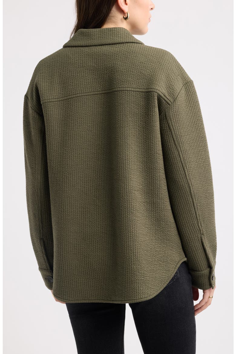 Knit Shirt Jacket, Alternate, color, OLIVE SARMA